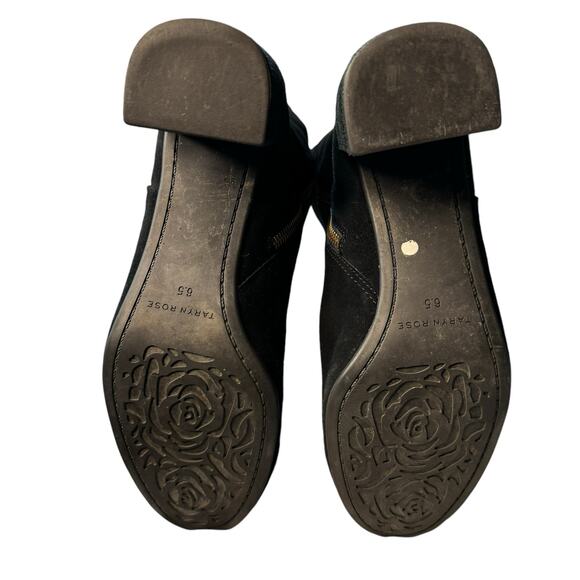 Womens Black Suede Over the Knee Boots 6.5 City Whimsigoth Party‎ Cocktail - Picture 14 of 14